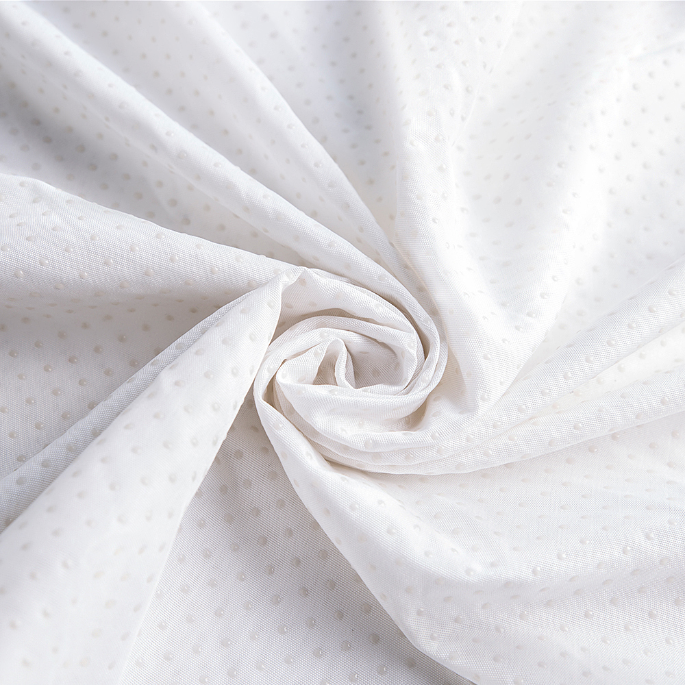 Továreň Direct Sale 100% polyesterová mikrovlákna s farbeným kvapkou Plastová domáca textilná textília